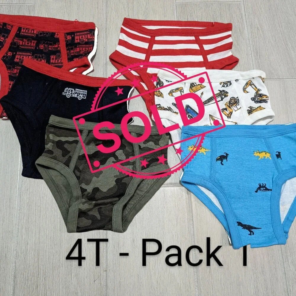 GAP Boys underwear bundle, NWOT, Pick A Pack, 2T and 4T